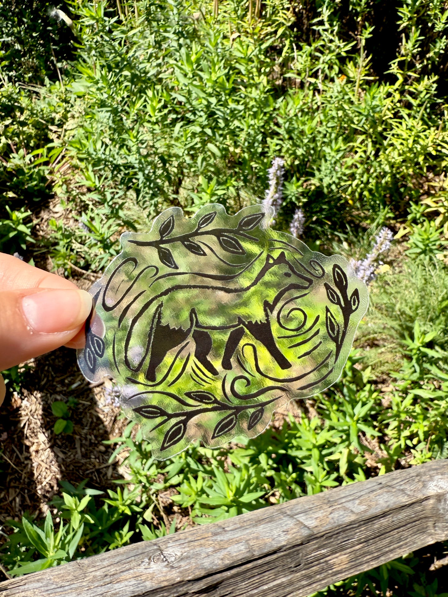 Mr.Fox Clear Sticker
