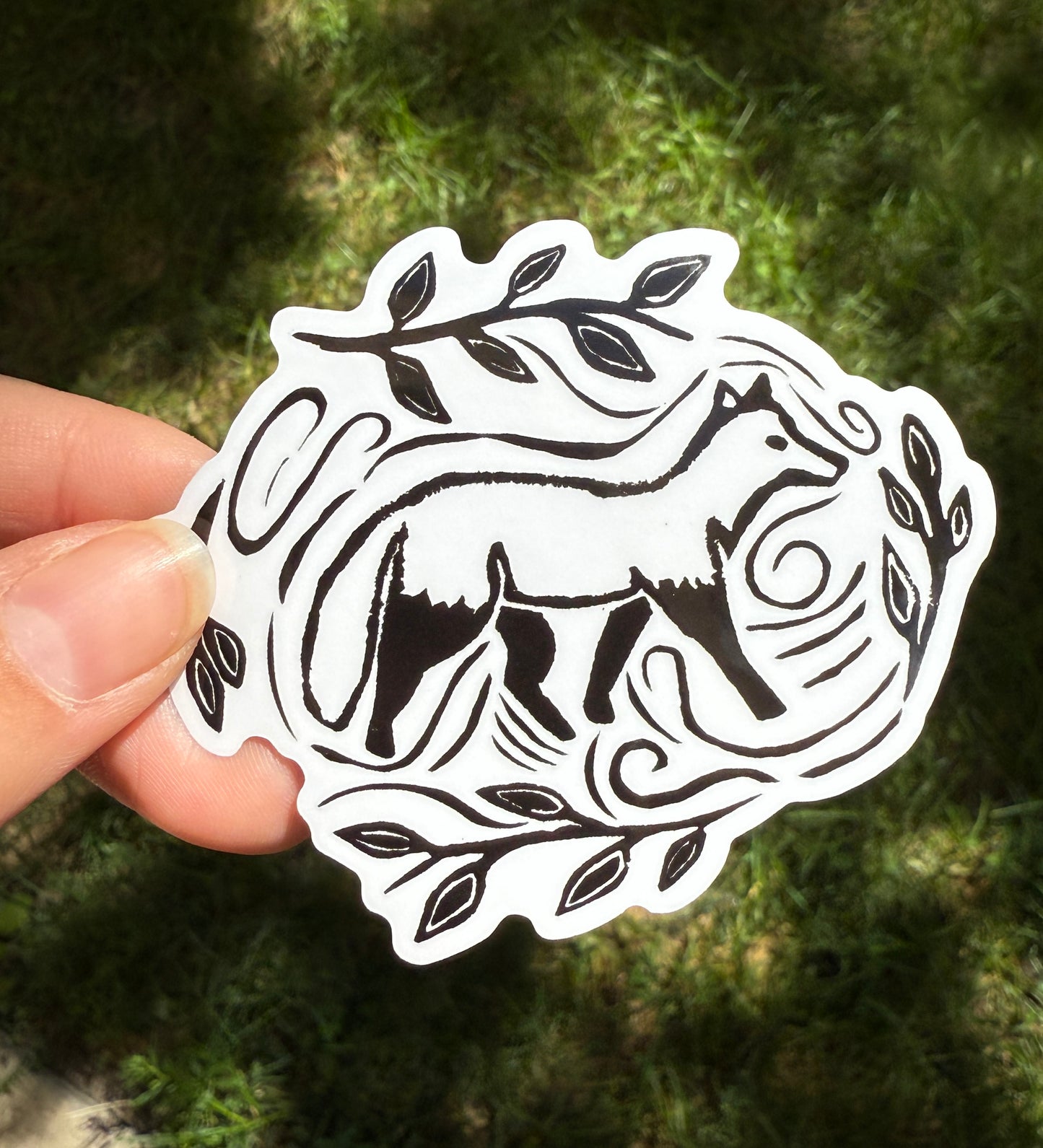 Mr.Fox Clear Sticker
