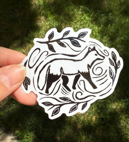 Mr.Fox Clear Sticker